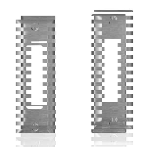 SS 1 GANG MID SZ DECORA WALLPLATE